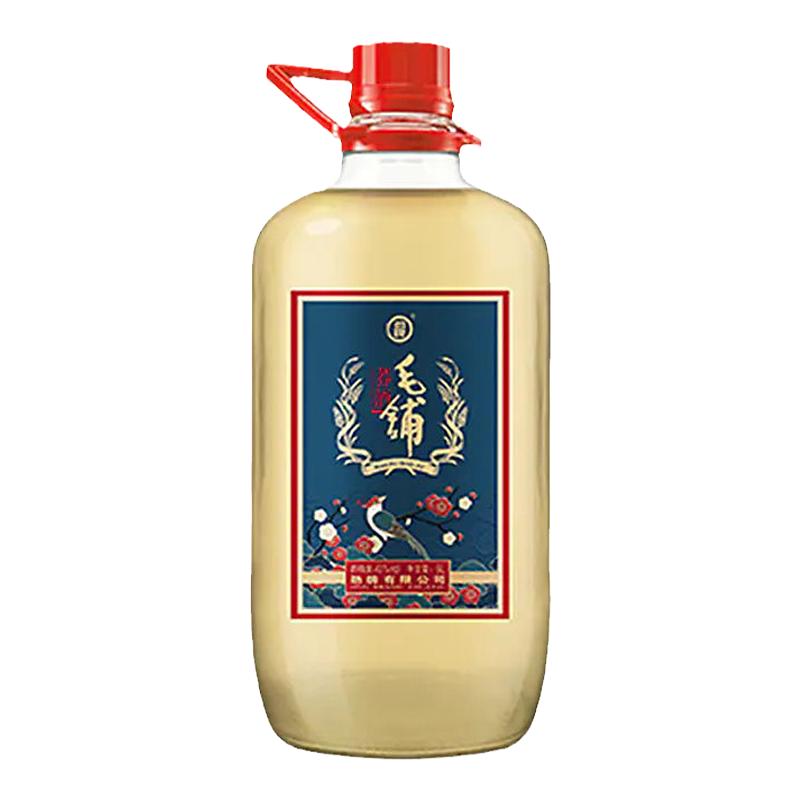 劲牌毛铺苦荞酒黑荞5L白酒玻璃瓶43度10斤大桶礼盒装固态非官方旗