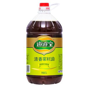道道全清香菜籽食用油5L装