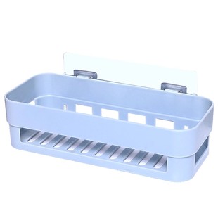 卫生间置物架免打孔厨房收纳架塑料架子浴室置物盒厕所纸巾盒壁挂