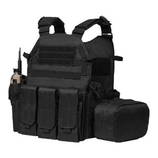 清仓6094战术背心马甲作战轻量快拆锁子甲防弹背衣防刺服插板装备