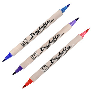 日本吴竹7700双头马克笔 深浅双色 软头brush笔 记号笔手帐水彩笔