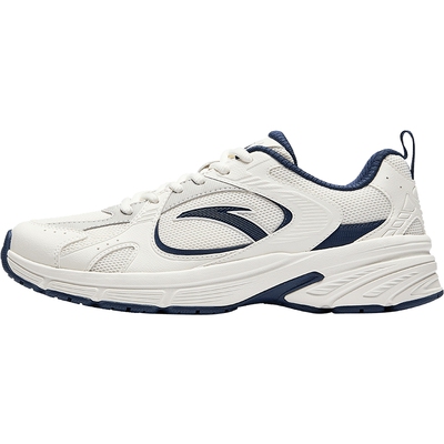 安踏AT804丨革网拼接复古休闲鞋男2026春季新款潮流运动鞋男鞋