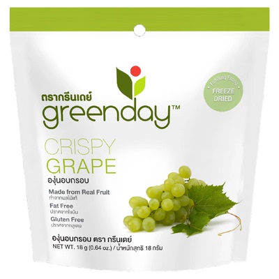 泰国greenday脆葡萄水果冻干