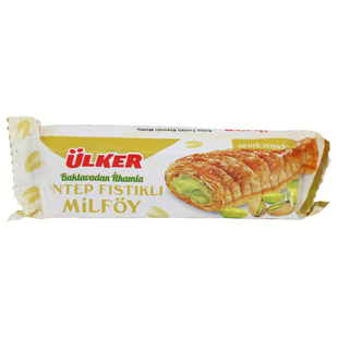 优客开心果奶油酥皮饼28g土耳其进口零食katkat新款休闲食品ULKER