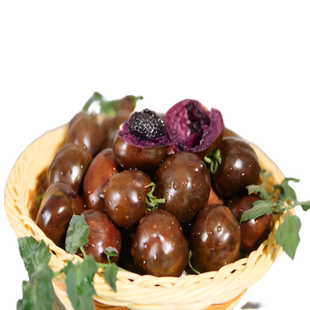 【顺丰京东】山东寿光黑紫色小番茄即食黑玫瑰圣女果花青素水果