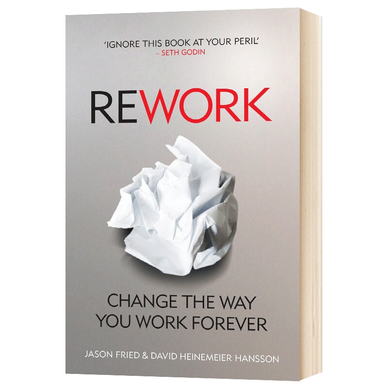 Rework 英文原版 重来 更为简单有效的商业思维 英文版进口原版英语书籍
