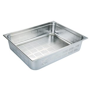 加大份数盆油炸盆冲孔分数盘沥水盆洗菜盆自助餐平底餐盆长方盒漏