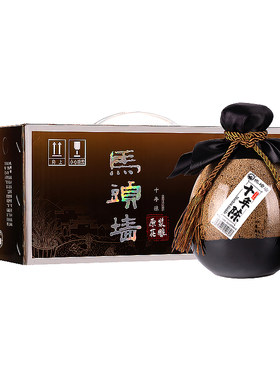 马头墙黄酒无焦糖色10年陈