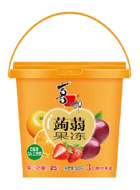 喜之郎蒟蒻果冻3口味手提桶装