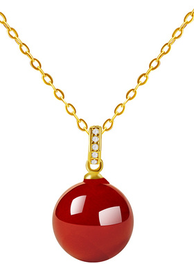 宫里上新天然正品红玛瑙项链