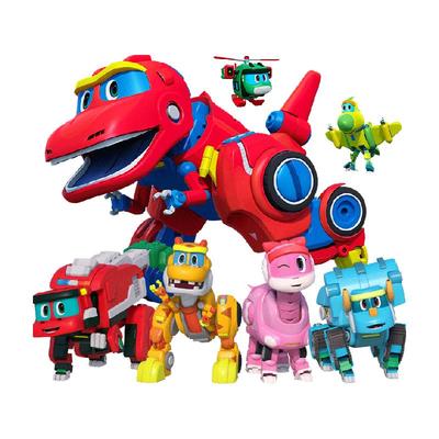 灵动创想帮帮龙全套儿童变形玩具