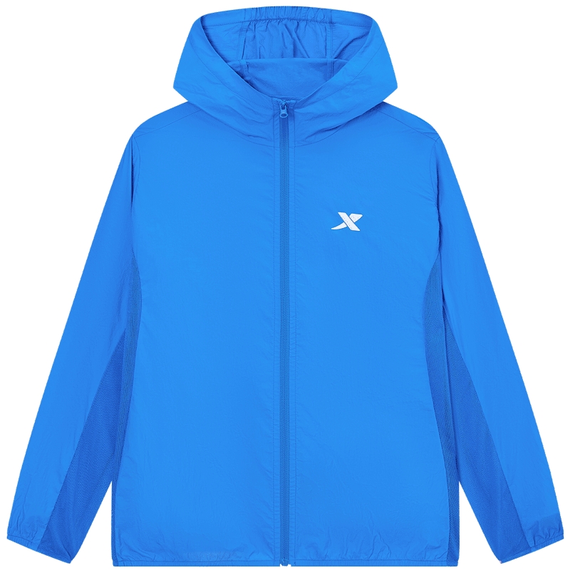 特步童装儿童夏季防晒衣UPF50+户外运动透气薄外套男童皮肤衣女童