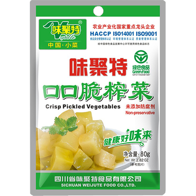 味聚特口口脆榨菜四川下饭菜