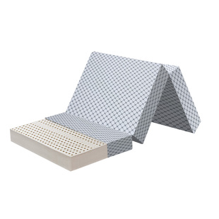 定制可折叠床垫天然乳胶软垫懒人办公室午休睡垫订做便携式三折叠