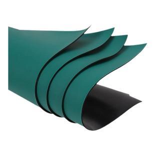 防静电台垫橡胶垫子绿色耐高温胶皮蓝色1.2米10米工作台维修桌垫