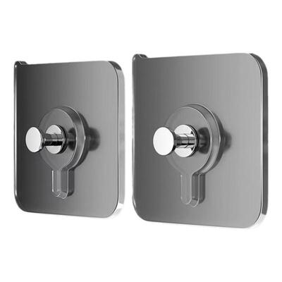 透明拉丝无痕钉爪扣贴