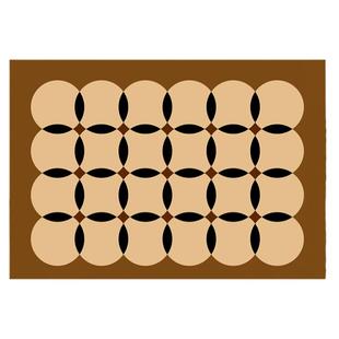 瓦西里中古包豪斯丝圈入户高级感地垫门口进门内外耐脏加厚可定制