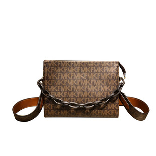 香港代购包包女2025新款时尚冬季单肩小方包真皮质感斜跨手提小包