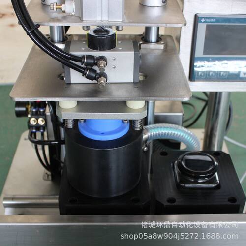 双工位真空旋盖机沙拉酱抽真空拧盖机番茄酱蓝莓酱玻璃瓶封口机