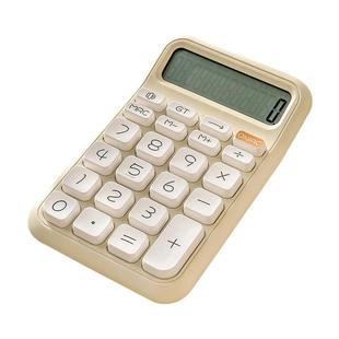 可爱小方糖计算器学生用高颜值机械按键语音计算器女神款商务办公专用财务会计算账用便携多功能办公室计算机