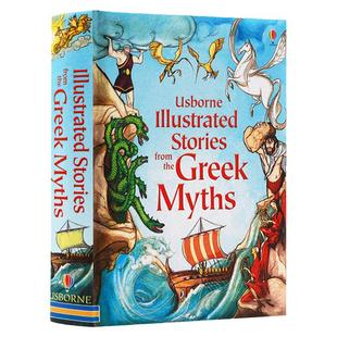 古希腊神话插图故事合集 英文原版绘本 Usborne Illustrated Stories from the Greek Myths 古希腊神话和传说故事书 进口英语书籍