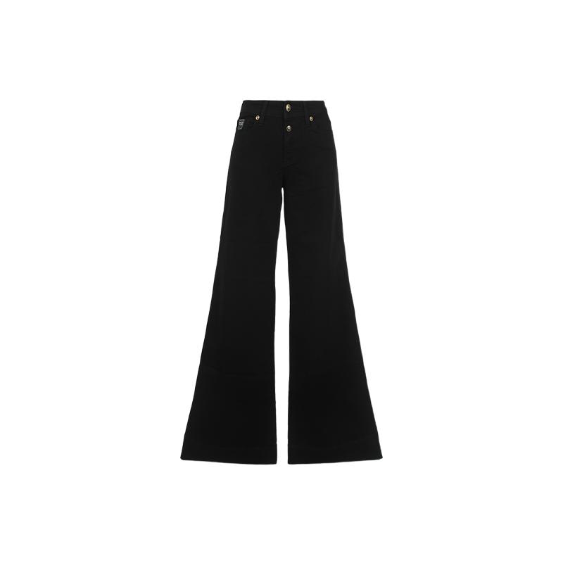 【自营】Versace Jeans Couture范思哲女士宽松阔腿牛仔裤长裤