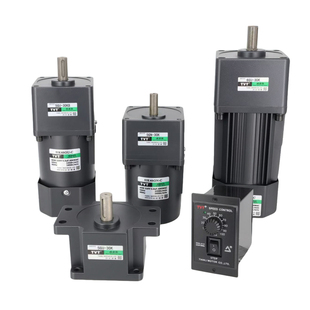 单相调速电机6-400W 全铜线圈微型小型齿轮减速电机交流220v/380V