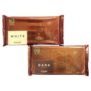 新加坡原装进口奥世巧克力块砖1kg黑白比黛妃朱师傅实惠 烘焙原料