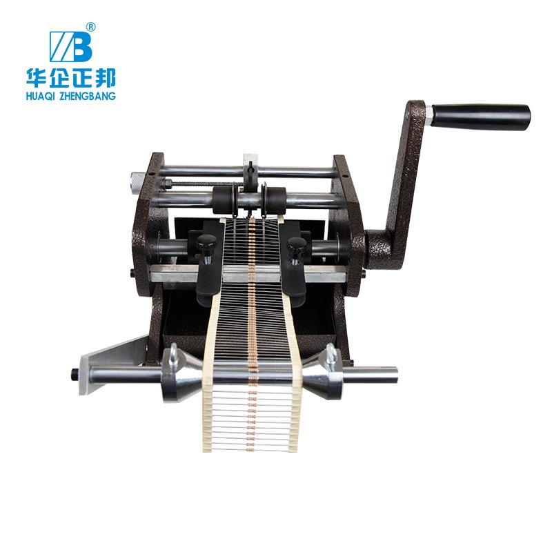 正邦手摇编带电阻成型机全自动u/f型折弯电子元件二极管切断卧式