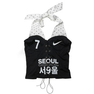 Nike Remake球衣穿搭辣妹风挂脖系带Jerseyfit修身背心ENCOMPASS