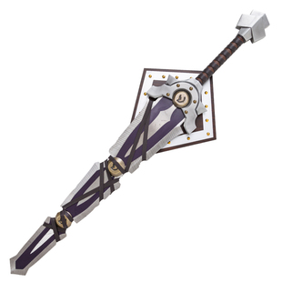 游戏魔兽双手剑武器毁天灭地末日决战1:1霜之哀伤金属模型未开刃