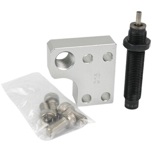 原装亚德客HLQ气缸附件导轨滑台气缸限位块F-HLQ-12A /AF/BS/BF