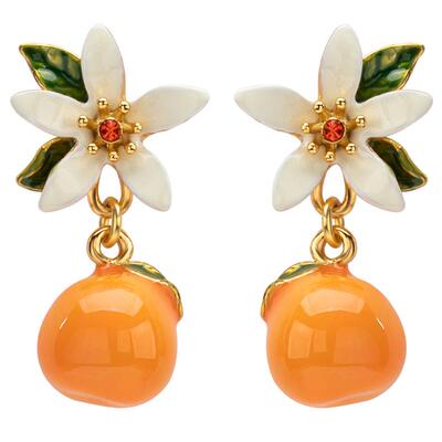 JuicyGrape法式甜桔花朵耳环