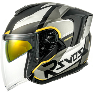 RSV四分之三头盔男摩托车半盔3/4电动车夏季3C认证四季安全头盔
