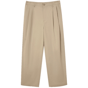 杰克琼斯男装春季休闲2026年潮流宽松直筒舒适cleanfit长裤子男款