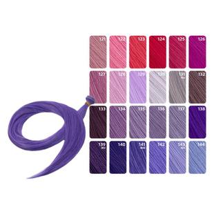 ND家毛娘万用发排121-144色cos假发料发片深浅玫紫红粉蓝香芋bjd