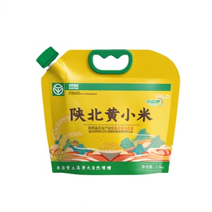 陕北米脂黄小米3斤5斤装农家新米绿色食品五谷杂粮煮粥食材益康