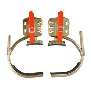 国标爬杆脚扣上水泥电线杆脚踏趴蹬电杆电力电工铁鞋登杆攀爬神器