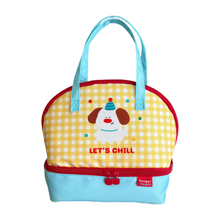 卡通可爱便当包上班族大容量手提袋创意保温保鲜袋ins风学生饭盒