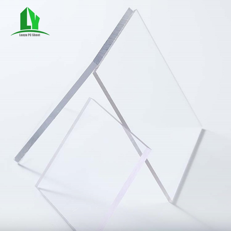 PC耐力板透明采光板遮阳实心板聚碳酸酯板户外定阳光房雨棚制