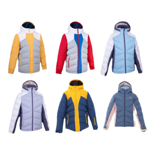 迪卡侬儿童滑雪服冬季防水保暖男童女童棉衣棉服童装KIDO