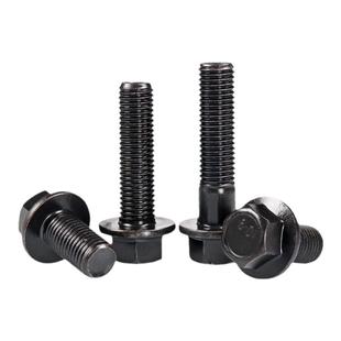 10.9级细牙外六角法兰面螺栓M10M12*1.25 M14M16m20*1.5幼牙螺丝