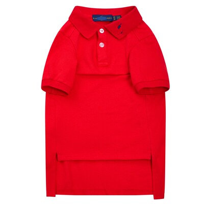 GENTRYPET英伦风狗狗POLO衫春装纯棉刺绣学院风红色T恤狗狗衣服