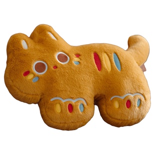 猫猫守护好运抱枕姜饼猫泥泥猫大橘大利可爱橘猫礼物靠垫腰枕毛绒