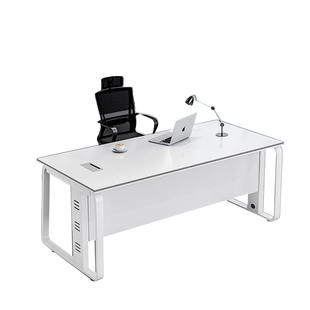 办公桌热销榜简约现代老板桌经理桌办公室桌椅组合单人白色电脑桌