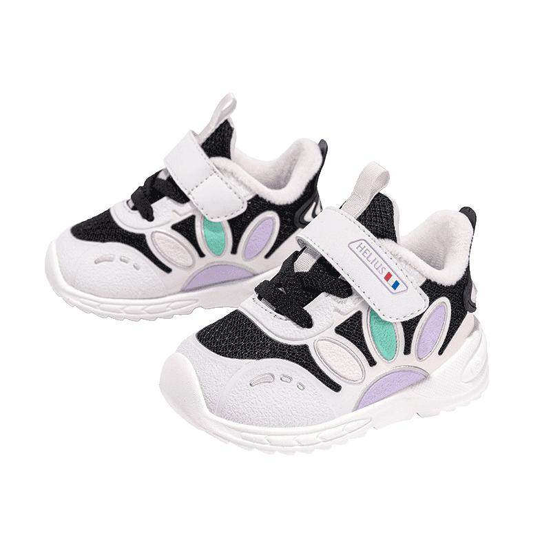 赫利俄斯童鞋冬款加绒一段步前鞋男女宝宝机能鞋防滑棉鞋