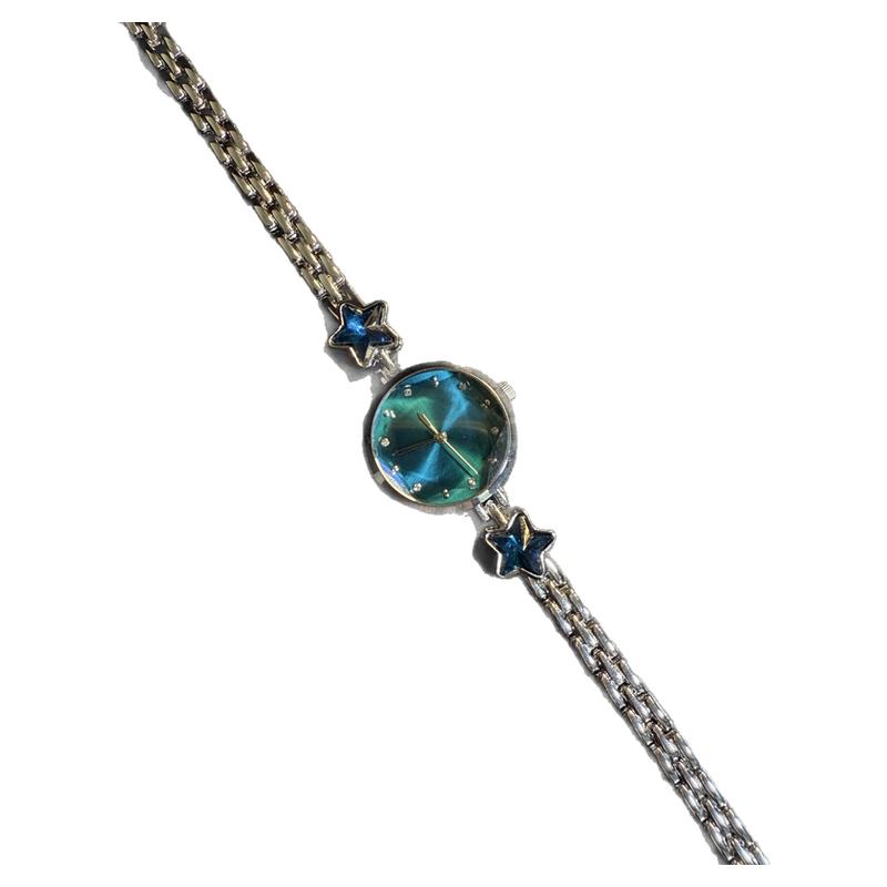 拾光匣子 NewVintage古着 Blue star中古风手链手表 蓝色小表盘