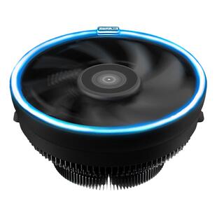 超频三大白鲨皓月电脑CPU散热器CPU风扇12cm温控静音下压式风冷