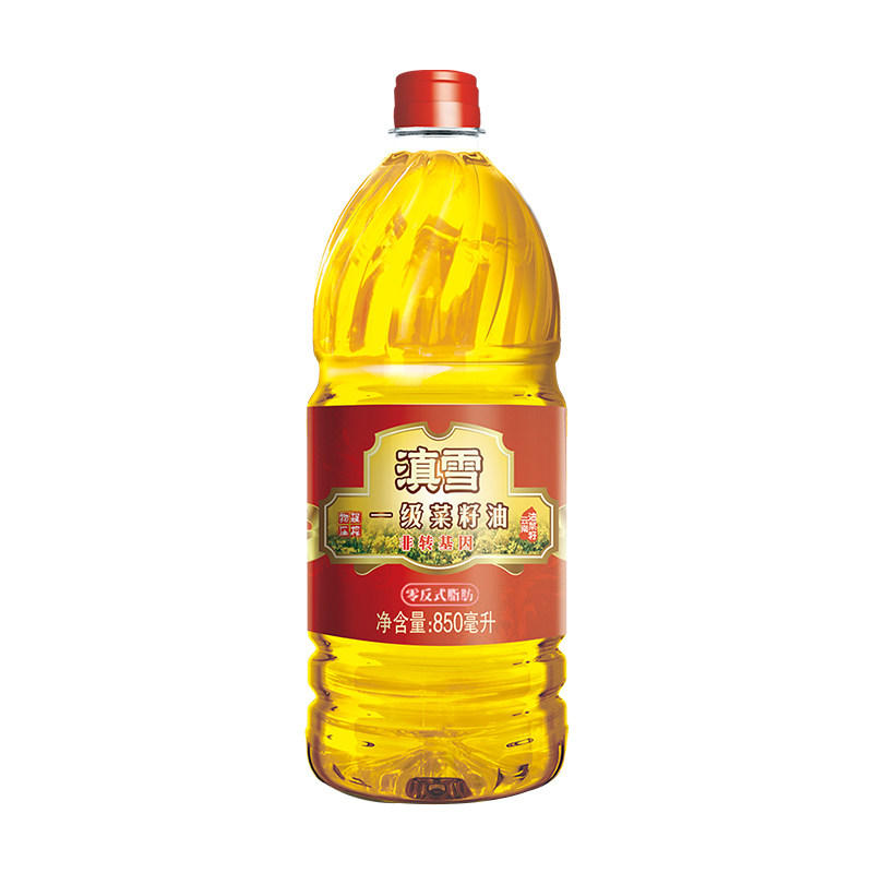 滇雪一级低芥酸物理压榨菜籽油