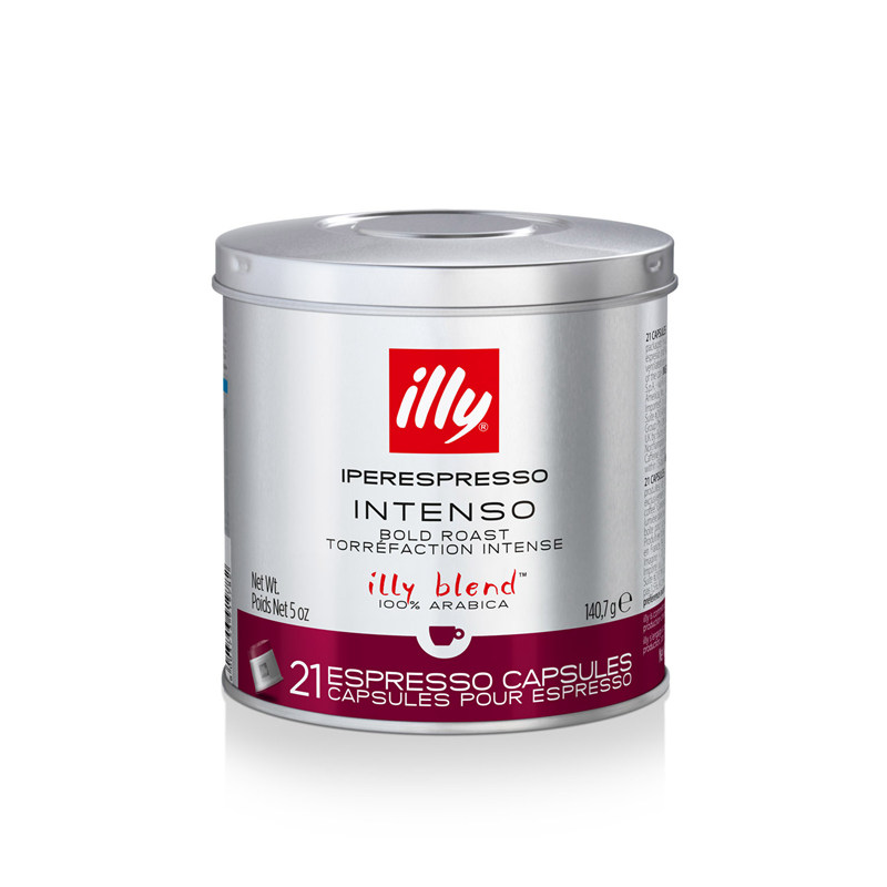 illy咖啡胶囊新版18粒家庭装 illy意利胶囊咖啡机用 意式深度烘焙